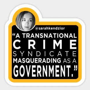 Sarah Kendzior Crime Syndicate Sticker
